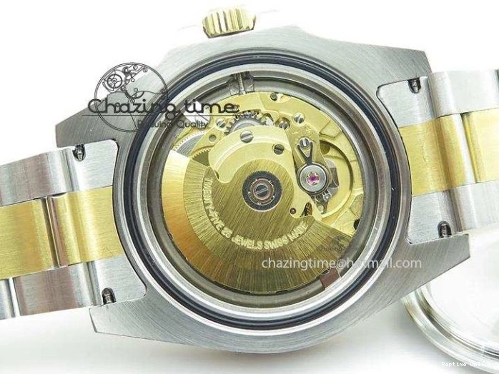 0301 Submariner 116613 LN Noob 1:1 Best Edition YG Wrapped Bezel Black Dial On SS YG Bracelet A Neat 3961